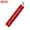 Remove Before Flight Chaveiro Key Chain for Cars Red Key Fobs OEM Keychain Jewelry Aviation Tag Embroidery Key Chains 5 PCS/LOT