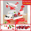 Children's toy car baby fall-resistant deformation aviation airplane boy inertia puzzle multifunctional 2 car 3 years old 4
