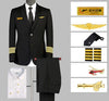 Aviation Captain Uniform Male Pilots Professional Suit Men Business Casual Offical Costume Suit Security Guard Classic Blazer