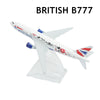 Scale 1:400 Metal Replica Aircraft 15cm Russian Aeroflot Transaero Sibera S7 Plane Model World Aviation Collectible Miniature