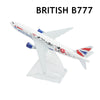 Scale 1:400 Metal Replica Aircraft KLM Royal Dutch Airlines Diecast Model 15cm World Aviation Collectible Miniature Ornament