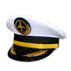 Unisex Flight Airline Captain Uniform Eaves Pilot Hat Civil Aviation Cap Aviator Security Staff Professional Cosplay