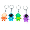 New cute yu cartoon doll aviator keychain creative color spaceman male and female couple bag pendant