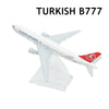 Scale 1:400 Metal Replica Aircraft 15cm Russian Aeroflot Transaero Sibera S7 Plane Model World Aviation Collectible Miniature