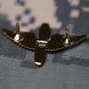 US Army Aviation Flying Force Collar Flower Wings Military Metal Badge Film Props Pilot Uniform Medal Lapel Brooch Pin