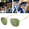 Hot Fashion Aviation Sunglasses Men&#39;s Brand Designer American Army Military Optical AO Sun Glasses For Male UV400 Oculos de sol