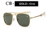 Hot Fashion Aviation Sunglasses Men&#39;s Brand Designer American Army Military Optical AO Sun Glasses For Male UV400 Oculos de sol