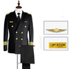 Aviation Captain Uniform Male Pilots Professional Suit Men Business Casual Offical Costume Suit Security Guard Classic Blazer