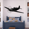Cartoon Aircraft Wall Decal Plane Aviation Pilot Sky Child Room Vinyl Wall Sticker Company Office Conference Room Art Decor Z248