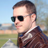 Hot Fashion Aviation Sunglasses Men&#39;s Brand Designer American Army Military Optical AO Sun Glasses For Male UV400 Oculos de sol