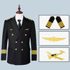 High Quality Aviation Captain Uniform Autumn Suit New Arrival Men&#39;s Pilot Slim Suit Male Business Casual Uniform Suits