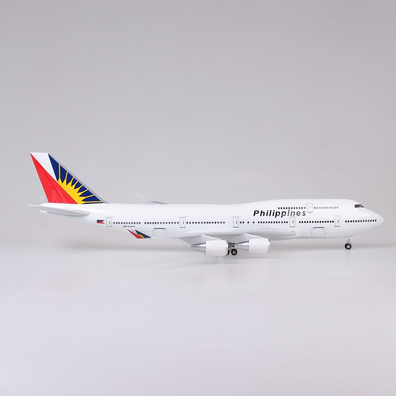Philippines Boeing 747 Airplane Model (1/160 Scale - 47CM)
