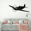 Cartoon Aircraft Wall Decal Plane Aviation Pilot Sky Child Room Vinyl Wall Sticker Company Office Conference Room Art Decor Z248