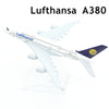 Scale 1:400 Metal Replica Aircraft 15cm Russian Aeroflot Transaero Sibera S7 Plane Model World Aviation Collectible Miniature