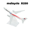 Scale 1:400 Metal Airplane Replica 15cm Singapore Malaysia Thai Japan Asia Airlines Aircraft Model Aviation Diecast Miniature