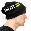 Pilot Beanie Hedging Cap DIY Print Cushion Pilot Cabin Crew Aviation Captain Flying Fly Plane Airplane Boeing Airbus