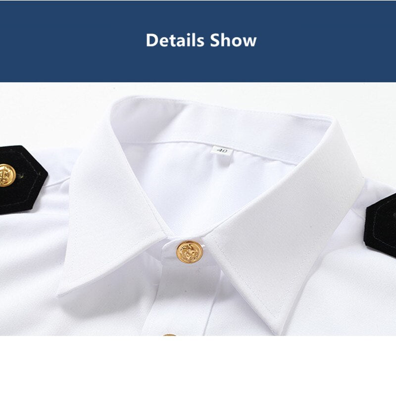 Top Grade Aviation Uniform Captain Navy Uniform Air Force Noble White top-grade-aviation-uniform-captain-navy-uniform-air-force-noble-white