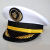 Unisex Flight Airline Captain Uniform Eaves Pilot Hat Civil Aviation Cap Aviator Security Staff Professional Cosplay