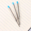 Metal Ballpoint Pen Press Style Commercial Gift Pens For School Office Core Automatic Ball Pen Aviation material fluent writing