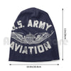 Us Army Aviation Cool Airforce Logo Usa Army Gift For Men Women Boy Girl Beanies Knit Hat Hip Hop Air Forces Armed