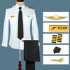 Aviation Captain Uniform Male Pilots Professional Suit Men Business Casual Offical Costume Suit Security Guard Classic Blazer