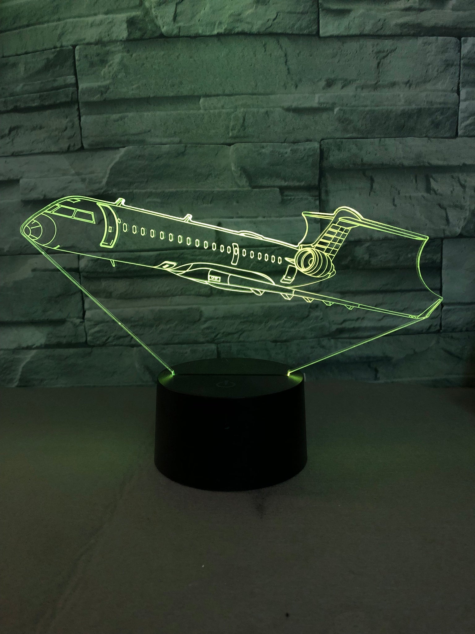 Departing Business Jet Designed 3D Lamp