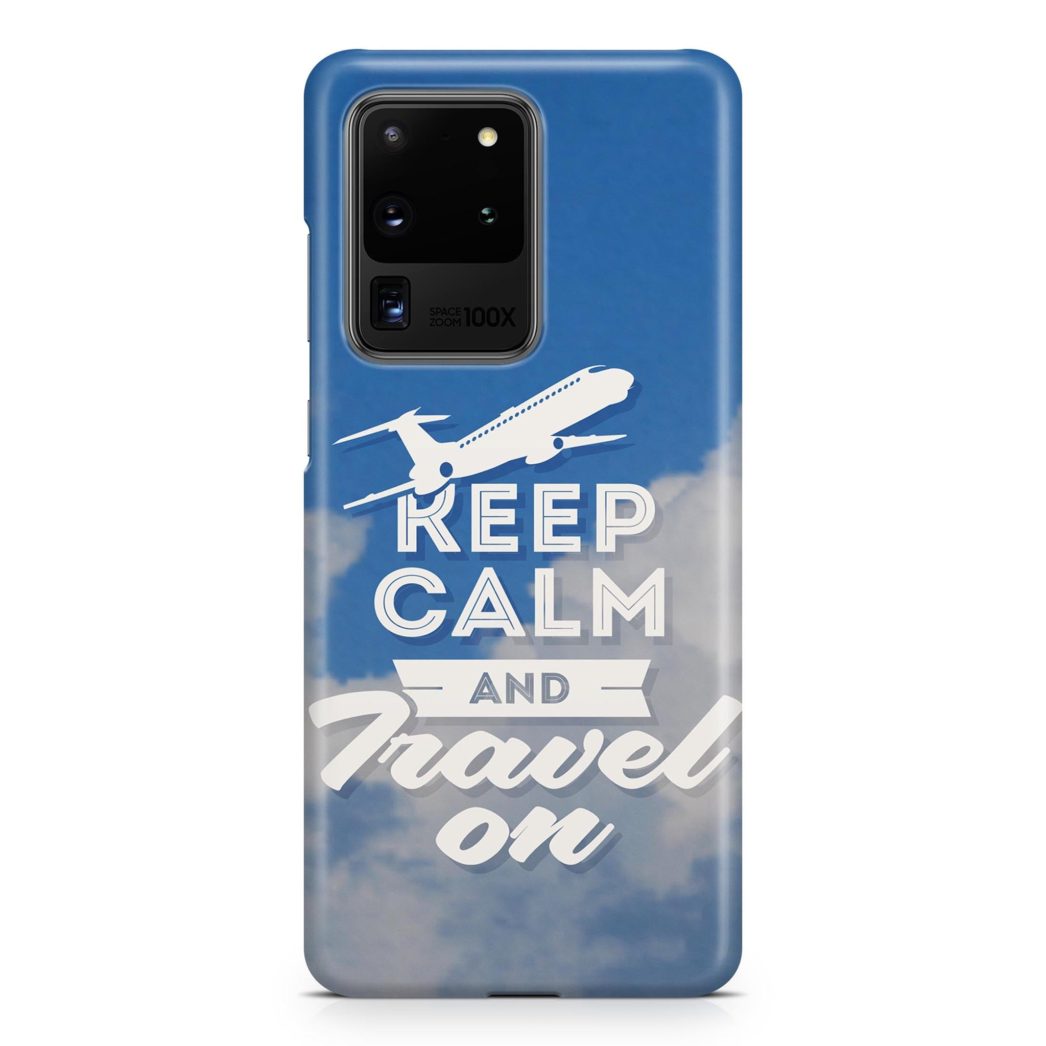 Keep Calm and Travel On Samsung S & Note Cases