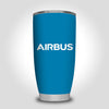 Airbus & Text Designed Tumbler Travel Mugs