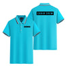 Cabin Crew Text Designed Stylish Polo T-Shirts (Double-Side)