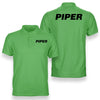 Piper & Text Designed Double Side Polo T-Shirts