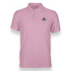 Colourful 3 Airplanes Designed "WOMEN" Polo T-Shirts