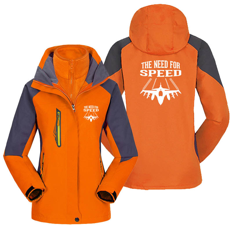 The Need For Speed Designed Thick "WOMEN" Skiing Jackets