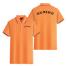 Special BOEING Text Designed Stylish Polo T-Shirts (Double-Side)