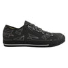 Paper Airplane & Fly (Gray) Designed Canvas Shoes (Men)