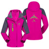 Colourful Airplane Designed Thick "WOMEN" Skiing Jackets