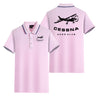 Cessna Aeroclub Designed Stylish Polo T-Shirts (Double-Side)