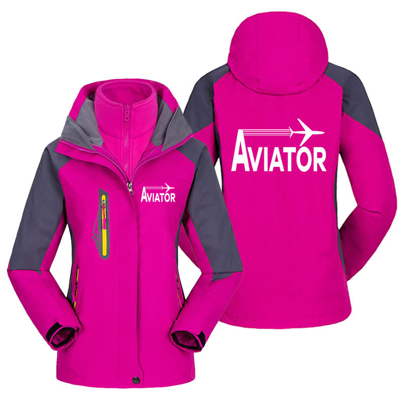 Aviator Designed Thick "WOMEN" Skiing Jackets