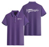 Special Cessna Text Designed Stylish Polo T-Shirts (Double-Side)