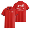 Cessna Aeroclub Designed Stylish Polo T-Shirts (Double-Side)
