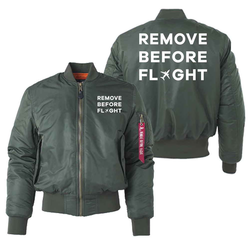 Remove Before Flight Designed "Women" Bomber Jackets