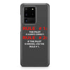 Rule 1 - Pilot is Always Correct Samsung S & Note Cases