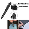 Outdoor Portable Anti-skid Glass Breaker Tactical Pen Multipurpose Aviation Aluminum Anti-skid Portable Self Defense Pen Tool