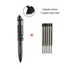 Outdoor Portable Anti-skid Glass Breaker Tactical Pen Multipurpose Aviation Aluminum Anti-skid Portable Self Defense Pen Tool