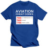 Mens Clothing Men Tshirt Aviation Cheat Codes - Funny Tshirt For Pilots - Men'S T-Shirt Women T-Shirt Tees Top 0542E
