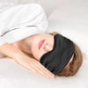 Double-sided Imitation Silk Eye Mask Bag Elastic Aviation Flight Daily Sleep Eye Protection and Blackout Eye Mask