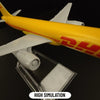 Scale 1:400 Metal Aircraft Replica 15cm DHL Cargo Boeing 757 Model Aviation Collectible Diecast Miniature Ornament Souvenir Toys