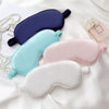 Double-sided Imitation Silk Eye Mask Bag Elastic Aviation Flight Daily Sleep Eye Protection and Blackout Eye Mask