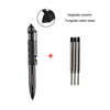 Outdoor Portable Anti-skid Glass Breaker Tactical Pen Multipurpose Aviation Aluminum Anti-skid Portable Self Defense Pen Tool