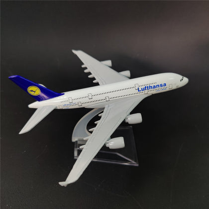 Scale 1:400 Metal Aviation Replica Airlines Plane Boeing Airbus Aircraft Model Diecast Airplane Miniature Kids Toys for Boys