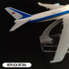 Scale 1:400 Metal Airplane Replica 15cm American President B747 Aircraft Boeing Model Aviation Collectible Diecast Miniature